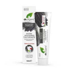 Imagen de DR. ORGANIC Pasta De Dientes Blanqueante De Carbón Activado | 100ML Calma la inflamación de encías y elimina la placa Imagen de DR. ORGANIC Pasta De Dientes Blanqueante De Carbón Activado | 100ML Calma la inflamación de encías y elimina la placa