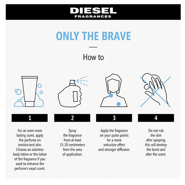 Only The Brave DIESEL Eau de Toilette para hombre precio DRUNI.es