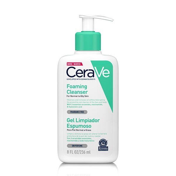 Gel Limpiador Espumoso CERAVE Piel normal grasa precio