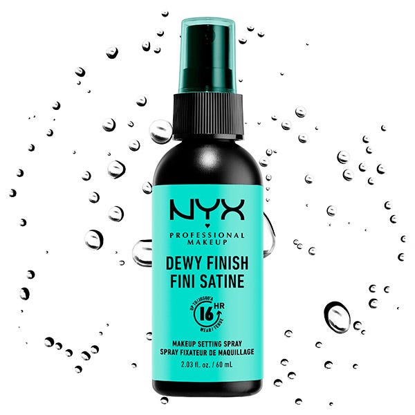 Dewy Finish NYX PROFESSIONAL MAKE UP Spray fijador de maquillaje acabado jugoso precio Dewy Finish NYX PROFESSIONAL MAKE UP Spray fijador de maquillaje acabado jugoso precio