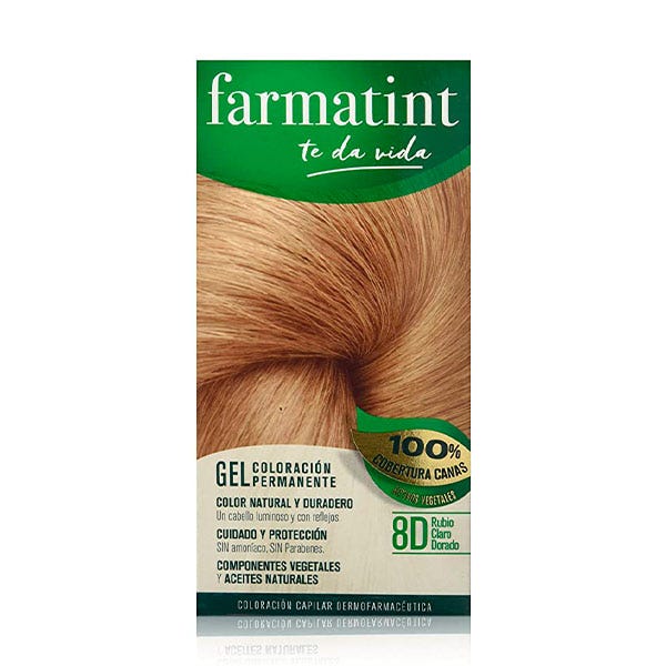Farmatint Gel Coloración Permanente Rubio Claro Dorado