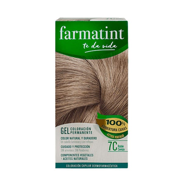Farmatint Gel Coloración Permanente Rubio Ceniza