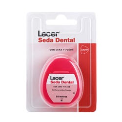 Ofertas, chollos, descuentos y cupones de LACER Seda Dental | 1UD Con cera flúor y triclosán