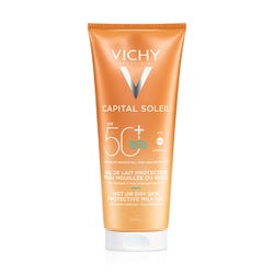 Imagen de VICHY Idéal Soleil Gel De Lait Ultra Fondant Spf 50 | 200ML Leche en gel con protector solar para pieles sensibles