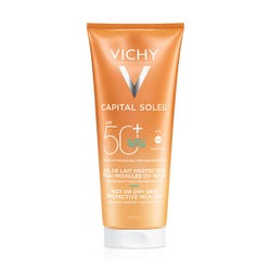 Imagen de VICHY Idéal Soleil Gel De Lait Ultra Fondant Spf 50 | 200ML Leche en gel con protector solar para p