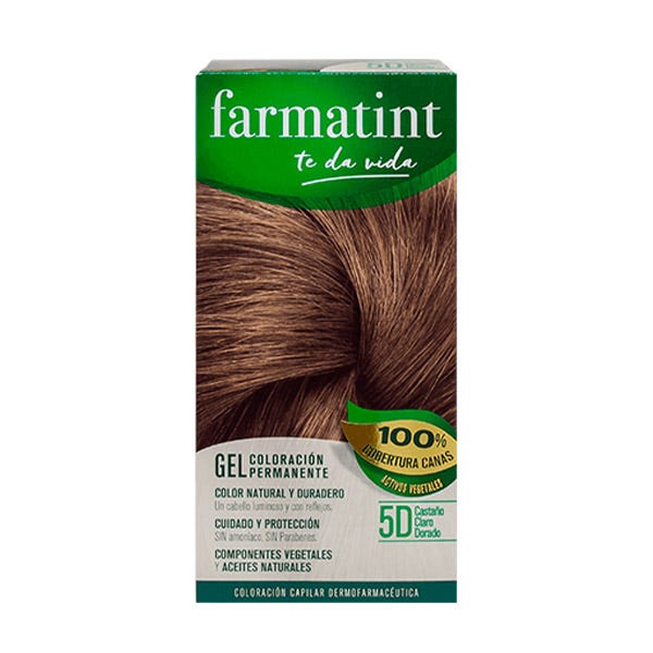 Farmatint Gel Coloración Permanente Castaño Claro Dorado