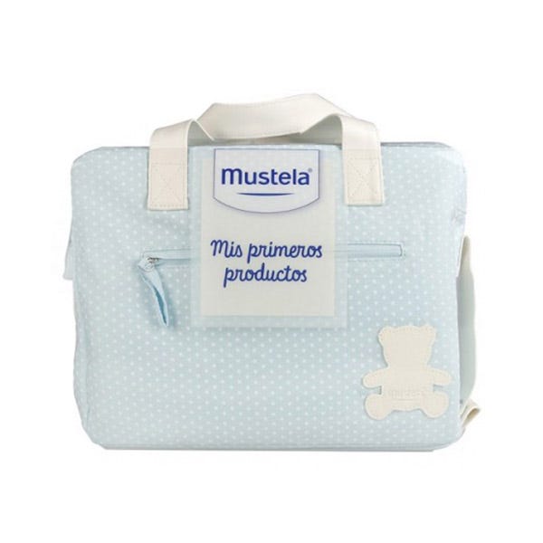 Bolso Primeros Productos Azul MUSTELA Set primeros productos bebé precio