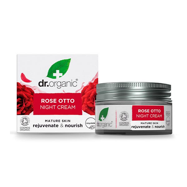 Crema Noche Facial Natural Hidratante De Rose Otto