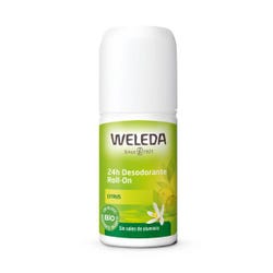 Ofertas, chollos, descuentos y cupones de WELEDA Desodorante Roll-On 24H De Citrus | 1UD 24h protección eficaz, 100% natural sin sales de aluminio