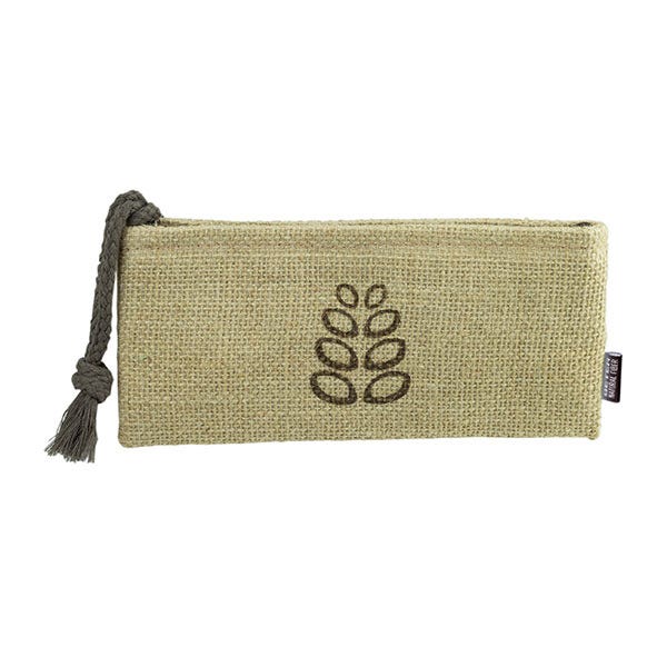 Natural Fiber Bolsa Cosmética Pequeña