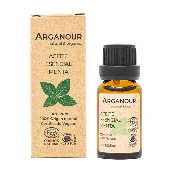 Aceite Esencial De Menta ARGANOUR Aceite con propiedades calmantes y  antisépticas precio