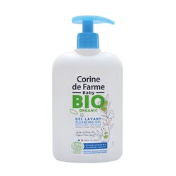 Ofertas, chollos, descuentos y cupones de CORINE DE FARME Bio Organic Baby Cleansing Gel | 500ML Gel de baño micelar