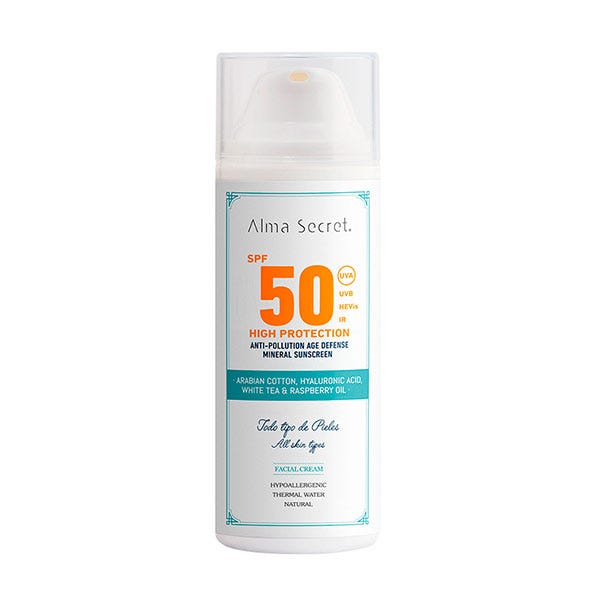 Confundir Escoba Hacer las tareas domésticas Anti-Pollution Face Mineral Sunscreen Spf50 ALMA SECRET Solar facial precio  | DRUNI.es
