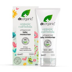 Imagen de DR. ORGANIC Organic Calendula Baby Moisturizer | 50ML Crema hidratante nutritiva para bebé Ofertas, chollos, descuentos y cupones de DR. ORGANIC Organic Calendula Baby Moisturizer | 50ML Crema hidratante nutritiva para bebé