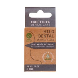 Imagen de BETER Dental Floss With Activated Charcoal Dental Care | 1UD Hilo dental con carbón activado Imagen de BETER Dental Floss With Activated Charcoal Dental Care | 1UD Hilo dental con carbón activado