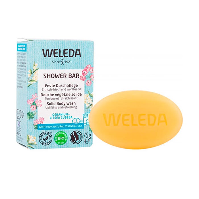 Weleda - Shower Bar (Solid Body Wash) Ginger + Petitgrain