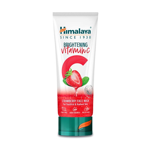 Brightening Vitamin-C Strawberry Face Wash