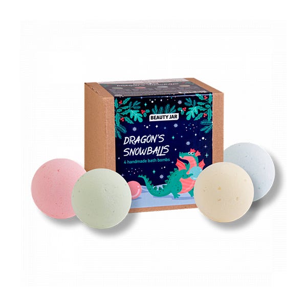 Set De Regalo Bombas De Baño De Nieve Del Dragón