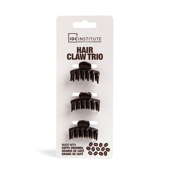 Coffee Hair Claw Trio