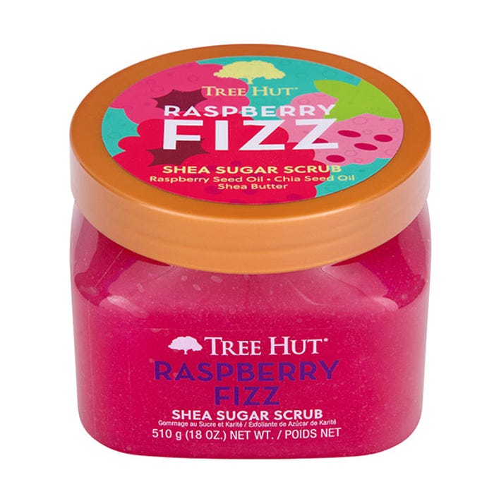 Raspberry Fizz Shea Sugar Scrub TREE HUT Exfoliante corporal Azúcar ...