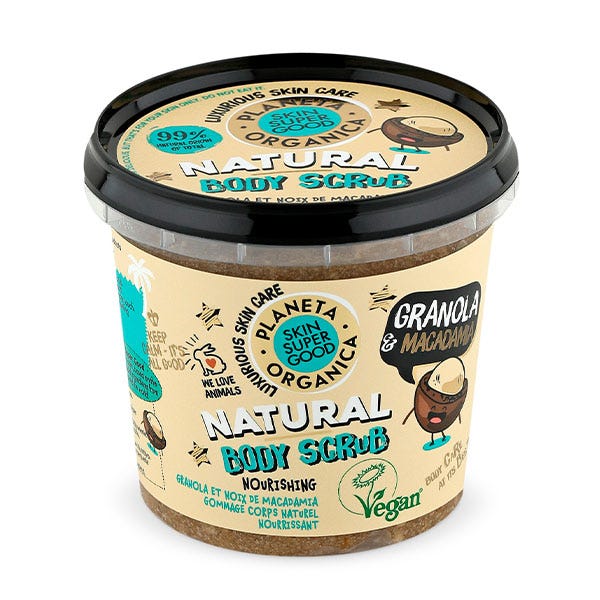 Skin Super Good Natural Body Scrub Granola & Macadamia