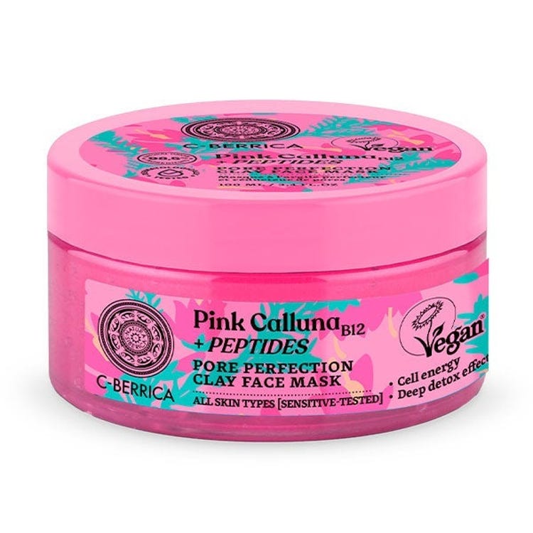 Calluna Sprayed C-Berrica Pink Calluna Pore Perfection Clay Face Mask OBLEPIKHA ...