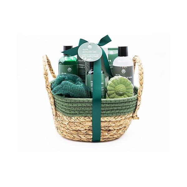 Olive Bath Gift Set 7 Piezas