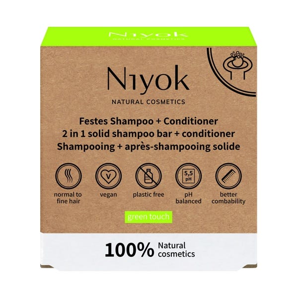 2In1 Solid Shampoo Bar + Conditioner Green Touch