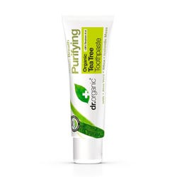 Imagen de DR. ORGANIC Pasta De Dientes Purificante De Arbol De Té Orgánico | 100ML Triple acción: antiséptica, blanqueadora y anti-caries Imagen de DR. ORGANIC Pasta De Dientes Purificante De Arbol De Té Orgánico | 100ML Triple acción: antiséptica, blanqueadora y anti-caries