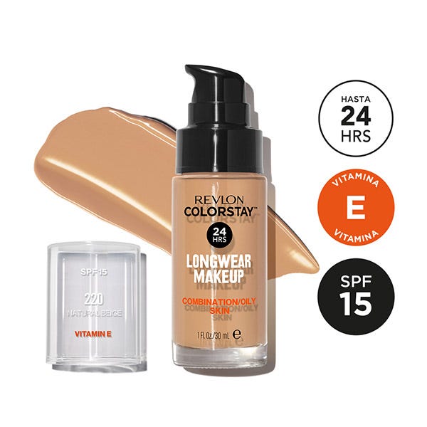 Colorstay Makeup Piel Mixta/Grasa REVLON Base maquillaje precio Colorstay Makeup Piel Mixta/Grasa REVLON Base maquillaje precio