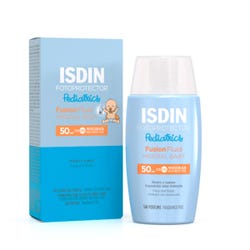 Imagen de ISDIN Pediatrics Fusion Fluid Mineral Baby Spf 50 | 50ML Protector solar infantil 100% mineral Ofertas, chollos, descuentos y cupones de ISDIN Pediatrics Fusion Fluid Mineral Baby Spf 50 | 50ML Protector solar infantil 100% mineral