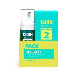 Ofertas, chollos, descuentos y cupones de ISDIN Pack Acniben Control De Brillos Y Granos | 1UD Control de brillos y granos