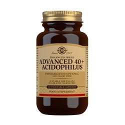 Imagen de SOLGAR Advanced 40+ Acidophilus | 60UD Complemento alimenticio que mejora la flora intestinal Ofertas, chollos, descuentos y cupones de SOLGAR Advanced 40+ Acidophilus | 60UD Complemento alimenticio que mejora la flora intestinal