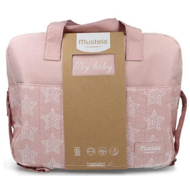 Cesta productos Mustela rosa by MomentosGourmet Añade tu