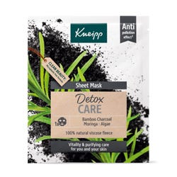 Ofertas, chollos, descuentos y cupones de KNEIPP Mascarilla Facial Detox Care | 1UD Efecto anti-polución, cuidado purificante y vivificante