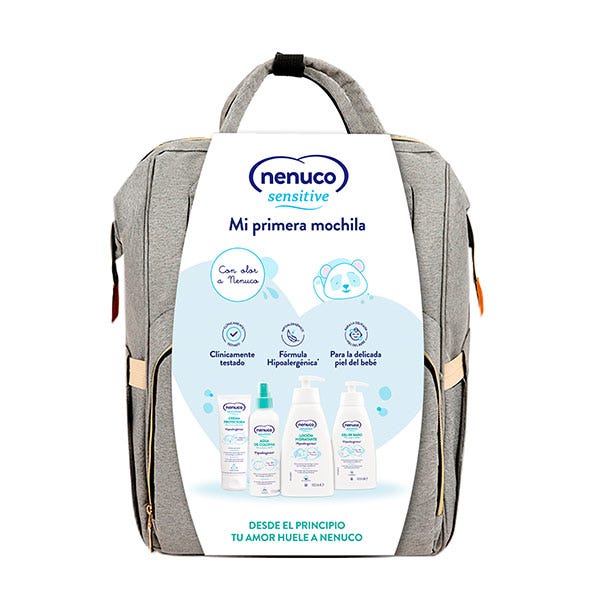 Mochila Sensitive NENUCO Set higiene de bebé con mochila multiusos