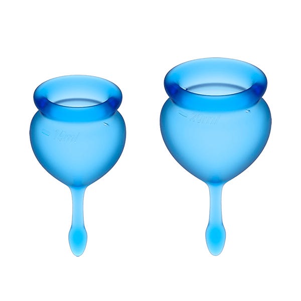 Copa&#x20;Menstrual&#x20;Azul&#x20;Oscuro&#x20;Feel&#x20;Good