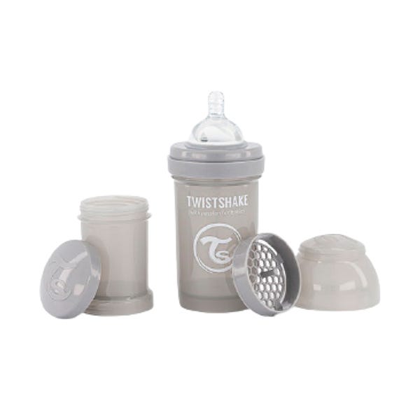 Biberón Anti-Cólicos Gris