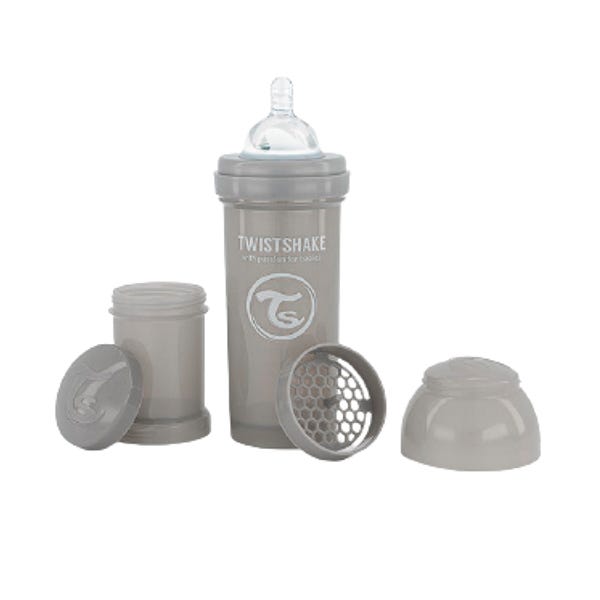 Biberón Anti-Cólicos Gris