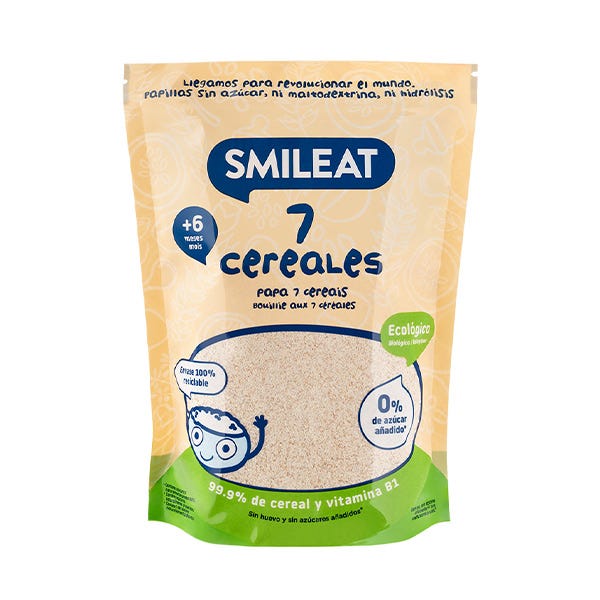 Papilla Ecológica De 7 Cereales