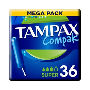 Tampax Compak Super 36
