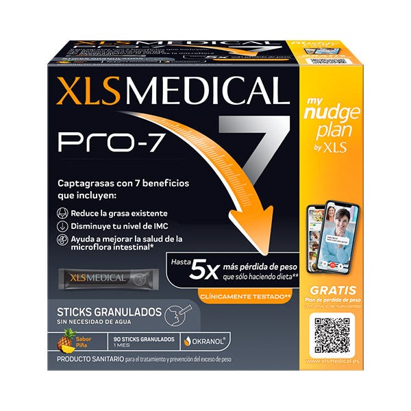 Xls Medical Pro 7 Opiniones Reales Pro-7 Sticks XLS Captagrasas precio | DRUNI.es