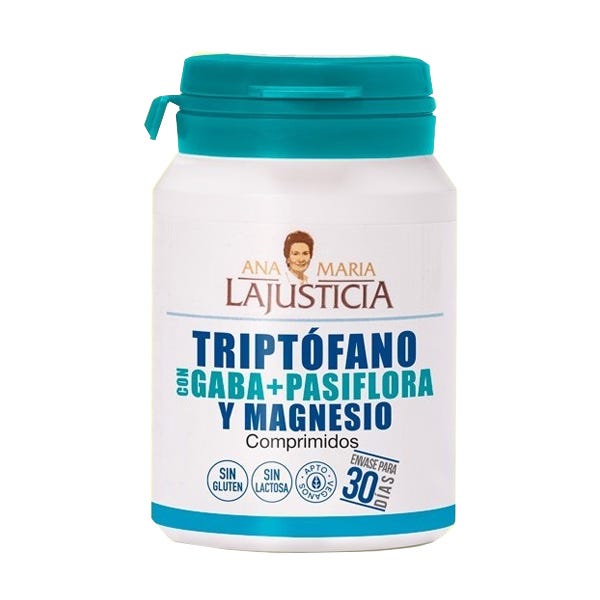 Ana Mª Lajusticia - Comprimidos Triptófano Con Gaba + Pasiflora Y Magnesio 