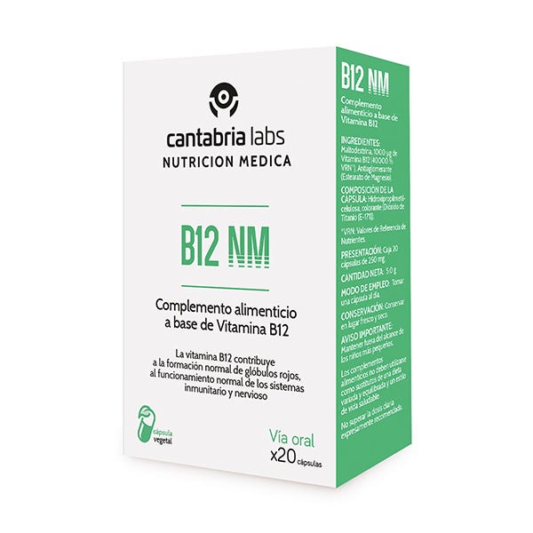 Cápsulas B12 Nm