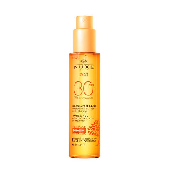 Sun Aceite Bronceador Rostro Y Cuerpo