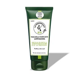 Imagen de LA PROVENÇALE BIO Mascarilla Purificante Limpiadora | 100ML Mascarilla facial con arcilla blanca y 