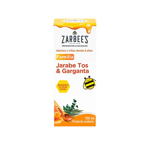 ZARBEE'S JARABE TOS Y GARGANTA NIÑOS Y ADULTOS 150 ML