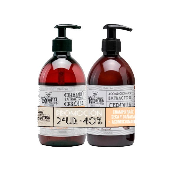 Duplo Champú Ultrasuave Cebolla + Acondicionador