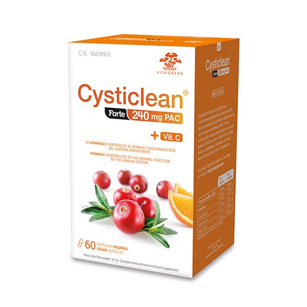 Cápsulas Forte Con PAC, Vitamina C Y Arándano Rojo