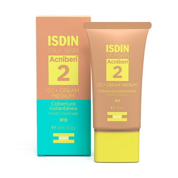 ISDIN CC+ Cream Acniben SPF30 Medium 40 ml